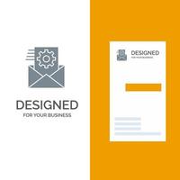 Data Data Integration Data Management Integration Grey Logo Design and Business Card Template vector