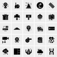 25 Universal Business Icons Vector Creative Icon Illustration to use in web and Mobile Related project