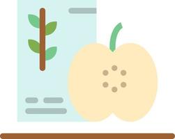 desayuno dieta comida frutas saludable color plano icono vector icono banner plantilla