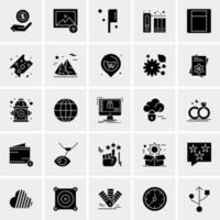 25 Universal Business Icons Vector Creative Icon Illustration to use in web and Mobile Related project