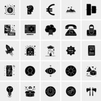 25 iconos de negocios universales vector ilustración de icono creativo para usar en proyectos relacionados con la web y dispositivos móviles