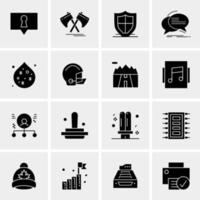 16 Universal Business Icons Vector Creative Icon Illustration to use in web and Mobile Related project