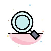 General Magnifier Magnify Search Abstract Flat Color Icon Template vector