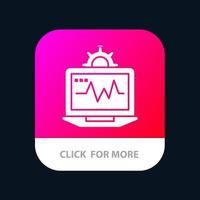Laptop Computer Setting Computing Mobile App Icon Design vector