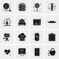 16 Universal Business Icons Vector Creative Icon Illustration to use in web and Mobile Related project