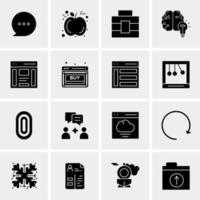 16 Universal Business Icons Vector Creative Icon Illustration to use in web and Mobile Related project