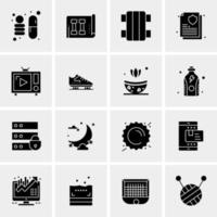 16 Universal Business Icons Vector Creative Icon Illustration to use in web and Mobile Related project