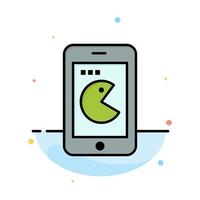 Buy Mobile Phone Hardware Abstract Flat Color Icon Template vector