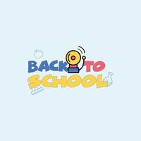 Back to School template for Back to school  Back to school banner and card design vector