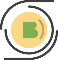 bitcoins cadena de bloque de bitcoin criptomoneda moneda descentralizada icono de color plano icono de vector plantilla de banner