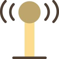Service Signal Wifi  Flat Color Icon Vector icon banner Template