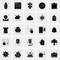 25 Universal Business Icons Vector Creative Icon Illustration to use in web and Mobile Related project