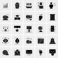 25 Universal Business Icons Vector Creative Icon Illustration to use in web and Mobile Related project