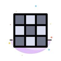 galería de alimentación instagram establece plantilla de icono de color plano abstracto vector