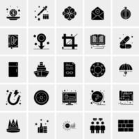 25 Universal Business Icons Vector Creative Icon Illustration to use in web and Mobile Related project