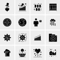 16 Universal Business Icons Vector Creative Icon Illustration to use in web and Mobile Related project