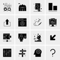 16 Universal Business Icons Vector Creative Icon Illustration to use in web and Mobile Related project