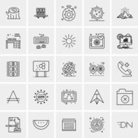 25 Universal Business Icons Vector Creative Icon Illustration to use in web and Mobile Related project