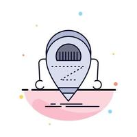 Android beta droid robot Technology Flat Color Icon Vector