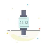 reloj inteligente reloj inteligente reloj apple android color plano icono vector