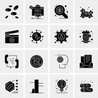 16 Universal Business Icons Vector Creative Icon Illustration to use in web and Mobile Related project