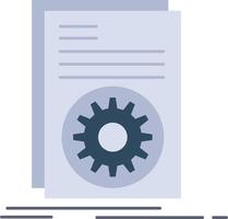 Code executable file running script Flat Color Icon Vector