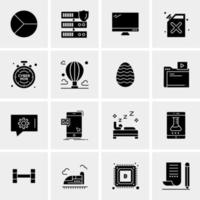 16 Universal Business Icons Vector Creative Icon Illustration to use in web and Mobile Related project