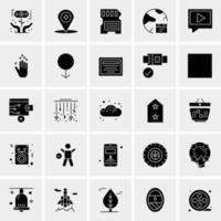 25 Universal Business Icons Vector Creative Icon Illustration to use in web and Mobile Related project