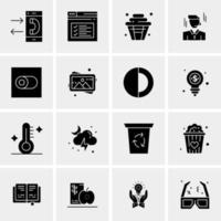 16 Universal Business Icons Vector Creative Icon Illustration to use in web and Mobile Related project