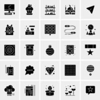 25 Universal Business Icons Vector Creative Icon Illustration to use in web and Mobile Related project