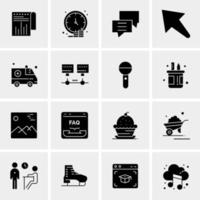 16 Universal Business Icons Vector Creative Icon Illustration to use in web and Mobile Related project