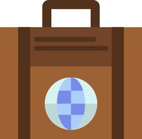 Business Investment Modern Globe  Flat Color Icon Vector icon banner Template