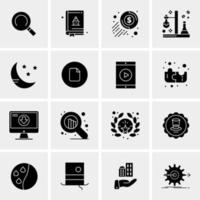 16 Universal Business Icons Vector Creative Icon Illustration to use in web and Mobile Related project