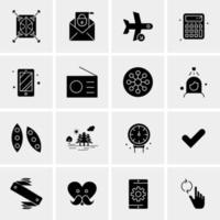 16 Universal Business Icons Vector Creative Icon Illustration to use in web and Mobile Related project