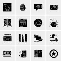 16 Universal Business Icons Vector Creative Icon Illustration to use in web and Mobile Related project