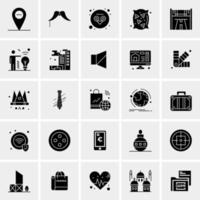 25 Universal Business Icons Vector Creative Icon Illustration to use in web and Mobile Related project