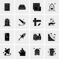 16 Universal Business Icons Vector Creative Icon Illustration to use in web and Mobile Related project