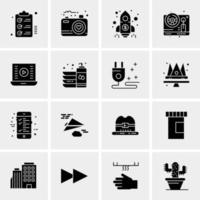 16 Universal Business Icons Vector Creative Icon Illustration to use in web and Mobile Related project