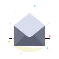 Sms Email Mail Message Abstract Flat Color Icon Template vector