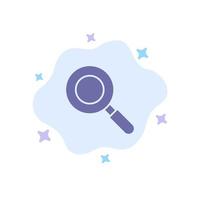 Search Research Find Blue Icon on Abstract Cloud Background vector