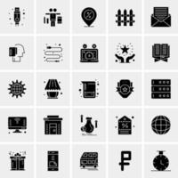 25 Universal Business Icons Vector Creative Icon Illustration to use in web and Mobile Related project