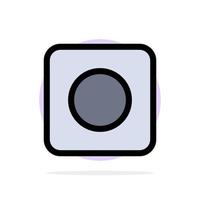App Browser Maximize Abstract Circle Background Flat color Icon vector