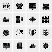 16 Universal Business Icons Vector Creative Icon Illustration to use in web and Mobile Related project