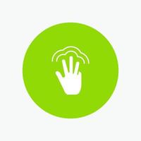Fingers Gestures Hand Interface Multiple Touch vector