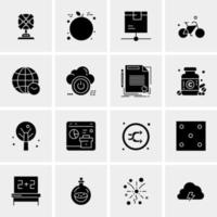 16 Universal Business Icons Vector Creative Icon Illustration to use in web and Mobile Related project