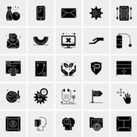 25 Universal Business Icons Vector Creative Icon Illustration to use in web and Mobile Related project