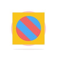 Full Shadow Editing Photo Shadow Abstract Circle Background Flat color Icon vector