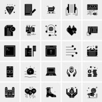 25 Universal Business Icons Vector Creative Icon Illustration to use in web and Mobile Related project