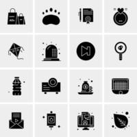 16 Universal Business Icons Vector Creative Icon Illustration to use in web and Mobile Related project