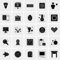 25 Universal Business Icons Vector Creative Icon Illustration to use in web and Mobile Related project